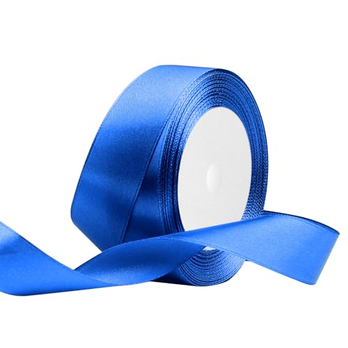 Satinband 25mm Breit Blau, 22 Meters Geschenkband Schleifenband Stoffband für Hochzeitsdekoration, Geschenkverpackung, Basteln, Party Deko Satinband 25mm Breit Blau, 22 Meters Geschenkband Schleifenband Stoffband für Hochzeitsdekoration, Geschenkverpackung, Basteln, Party Deko von OUTPGAGA