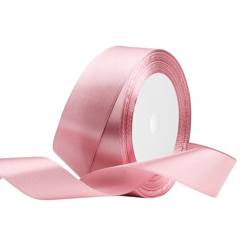 Satinband 25mm Breit Roségold,22 Meters Geschenkband Schleifenband Stoffband für Hochzeitsdekoration, Geschenkverpackung, Basteln, Party Deko Satinband 25mm Breit Roségold,22 Meters Geschenkband Schleifenband Stoffband für Hochzeitsdekoration, Geschenkverpackung, Basteln, Party Deko von OUTPGAGA