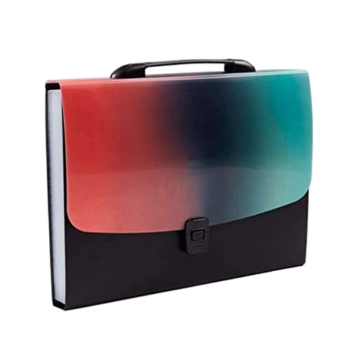 Ordner Aktenordner 13-Layer große Dokumentbag Akkordeon-Bag-Klassifizierungsdateiordner erweitern Dateiordner, die tragbare Schülergeschenke einreichen Ordner Für Büro(A) von OUYUE