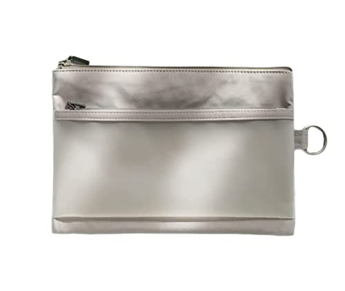 Ordner Aktenordner 2-teilige Dokumententasche, Durchscheinender Doppelschicht-Reißverschluss, Handtasche, Nähte, Design, Multifunktional, Büro-Portfolio, Schreibwaren-Tasche Ordner Für Büro(Grey) Ordner Aktenordner 2-teilige Dokumententasche, Durchscheinender Doppelschicht-Reißverschluss, Handtasche, Nähte, Design, Multifunktional, Büro-Portfolio, Schreibwaren-Tasche Ordner Für Büro(Grey) von OUYUE