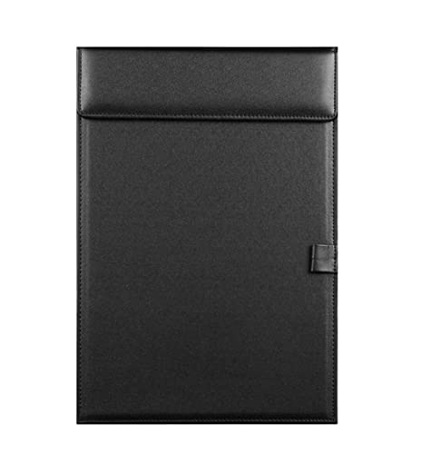 Ordner Aktenordner A4 Pu Lederdatei OrdnerOffice Supplies Organizer Manager Dokument Pads Schreibscheibe Ordner Ordner Für Büro(Black) von OUYUE
