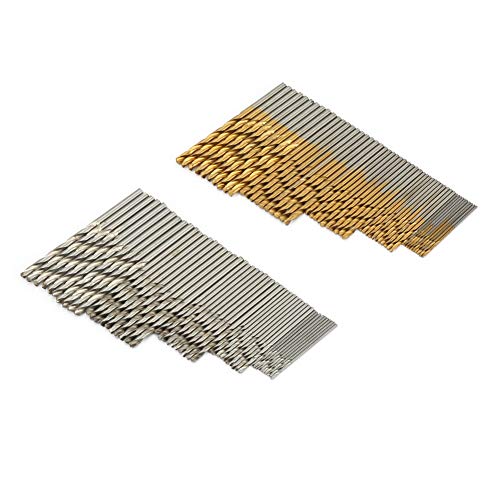 100pcs Titanschicht und Weißes Bohrer -Bit -Set Hochgeschwindigkeits Stahl Bohrer Zum Bohren von Löchern in Holz, Kunststoff und Aluminium 100pcs Titanschicht und Weißes Bohrer -Bit -Set Hochgeschwindigkeits Stahl Bohrer Zum Bohren von Löchern in Holz, Kunststoff und Aluminium von OVAQUIXI