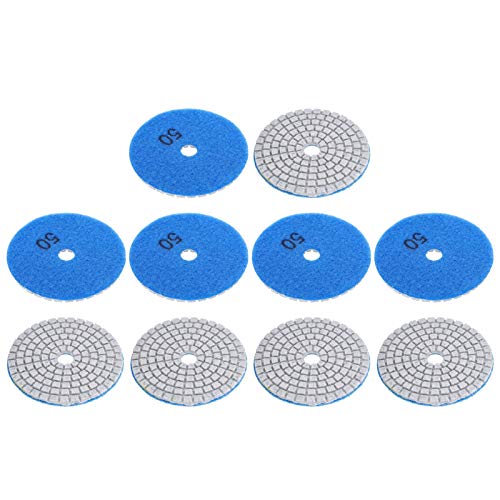 10pcs 3in Schleifscheiben Pads | Diamantpolieren | Puffer für Marmorbetonsteine 50 Mesh | Nass oder Trocken 10pcs 3in Schleifscheiben Pads | Diamantpolieren | Puffer für Marmorbetonsteine 50 Mesh | Nass oder Trocken von OVAQUIXI