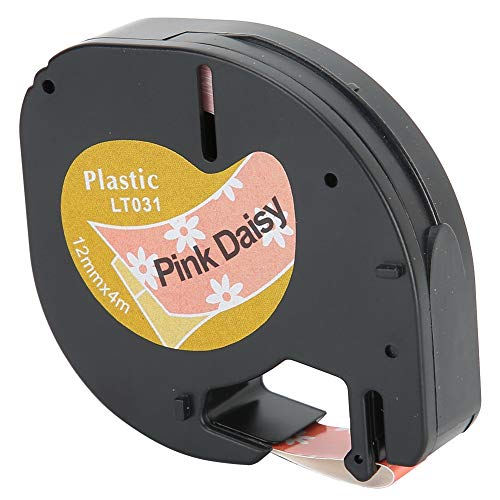 12 Mm Süße Rosa Gänseblümchen -Thermalpapier -Etikettenklebeband Zum Beschriften des Druckaufkleberbandes für Etikettenhersteller Vorräte von OVAQUIXI