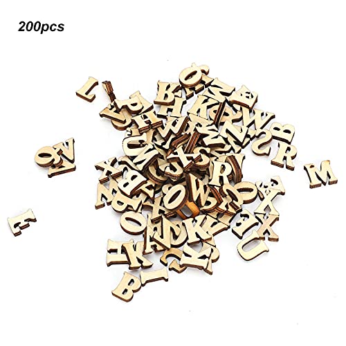 200pcs DIY LOG LOTRETSHAPE Holzblatt, Praktisches Holzchip -Bildungsspielzeug, Entwickeln Sie die Fähigkeiten und die Kreativität von Kindern für Kunstprojekte und die Kommunikation über Elternchild. von OVAQUIXI