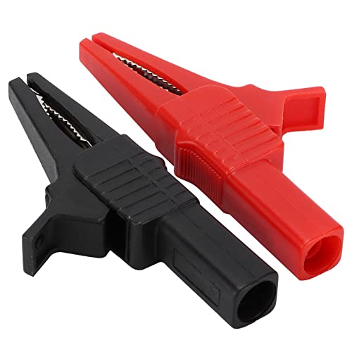 2pcs U08 Messing Krokodilclip 4mm Isolierter Elektrotest Klemme 32A 1000V Zubehör -Stromversuche Rot Schwarz 2pcs U08 Messing Krokodilclip 4mm Isolierter Elektrotest Klemme 32A 1000V Zubehör -Stromversuche Rot Schwarz von OVAQUIXI