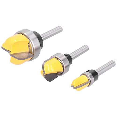 6mm Schaft -Router -Bit Mahlen Schneider Werkzeugset, Hochfestes Holz, das mit 3PCs Arbeitet von OVAQUIXI
