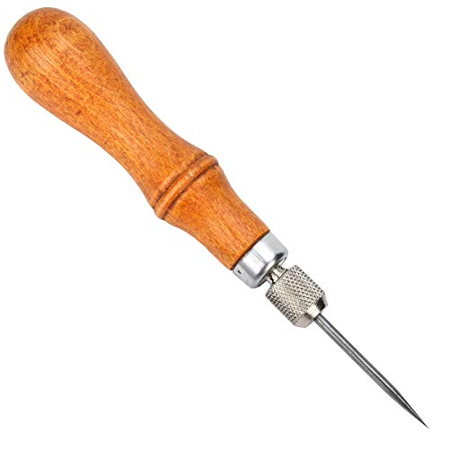 Bequemes Holzgriff Lederhandwerksnähte mit Hartem Stahlkopf, Doppeltem Muster, Schneller Ersatz, Zum Quilting von OVAQUIXI