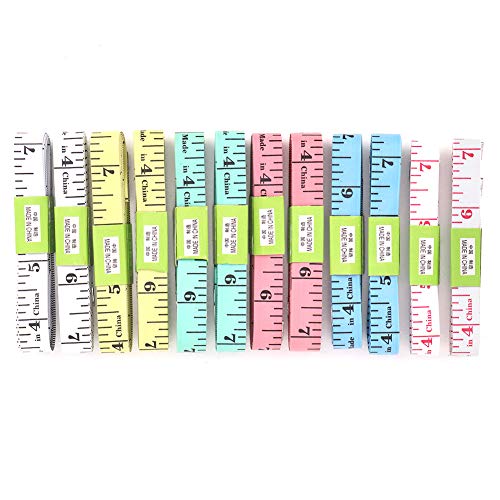 Body Mess Tape Weiche Flachnähen Lineal Genau Gedruckte Brust -Taillenhöhe für Babys für das Nähen von Enthusiasten Pu Verschiedene Farben 12pcs Body Mess Tape Weiche Flachnähen Lineal Genau Gedruckte Brust -Taillenhöhe für Babys für das Nähen von Enthusiasten Pu Verschiedene Farben 12pcs von OVAQUIXI