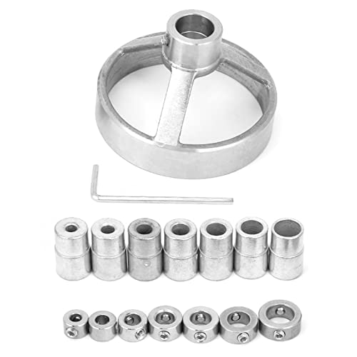 Bohrer Bit Hole Puncher Locator: Feste Klemme, Keine Verletzende Tischfläche, Geeignet für Unterschiedliche Größe und Formobjekte, 16 PCs Bohrführer Holzbearbeitungsloch (Set von 16 Teilen) von OVAQUIXI