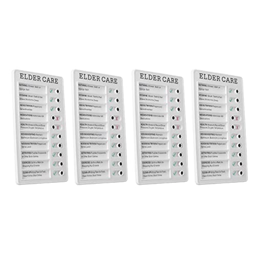 Chore -Chart -Memo Checklisten Board Tragbare Erinnerungsschieber (ELDER CARE) von OVAQUIXI