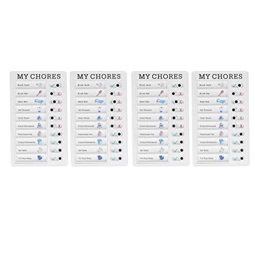 Chore -Chart -Memo Checklisten Board Tragbare Erinnerungsschieber (MYCHORES) von OVAQUIXI