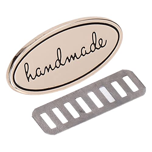 DIY -Beutel -Etikett Handgefertigte Tag für Häkel (Hell Gold) von OVAQUIXI
