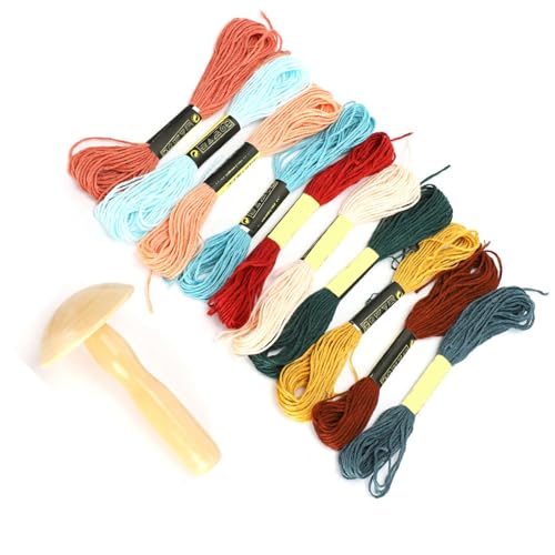Darning Mushroom Kit, Holz Pilz mit Darning Garn, für DIY Nähen Heim Reise Handwerk Darning Mushroom Kit, Holz Pilz mit Darning Garn, für DIY Nähen Heim Reise Handwerk von OVAQUIXI