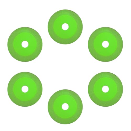 Diamantglas -Schneidscheibe, Ultra -Dünn -Diamant -Schneidrad, 6pcs Diamant -Schneidklinge, Niedriger Geräuschwinkelschleife Zum Schneiden, Polieren, Abkammglas von OVAQUIXI