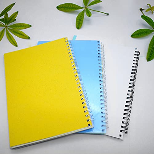 Doppelschleifungsdrähte Bindungsdraht Bindungskalender Bindungseisen für Looseleaf, Broschüre, Schreibtischkalender - 100pcs A4 Größe 34 Zähne mit Box für Alle Benutzer Eingestellt (7,9 mm*34 Zähne von OVAQUIXI