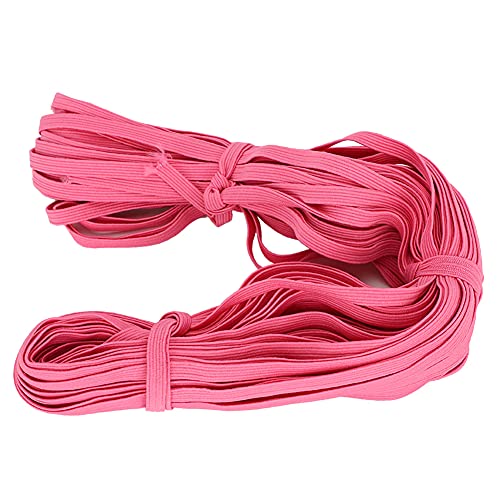 Flexibler Elastisches Band für Kleidungskreationen, 6 Mm Bequemes Gummiband für Kleidung Accessoires, 30 Yards/Roll Elastic Seil, Ideal für das Nähen von Projekten, 1 X Elastisches Band - Schwarz Flexibler Elastisches Band für Kleidungskreationen, 6 Mm Bequemes Gummiband für Kleidung Accessoires, 30 Yards/Roll Elastic Seil, Ideal für das Nähen von Projekten, 1 X Elastisches Band - Schwarz von OVAQUIXI