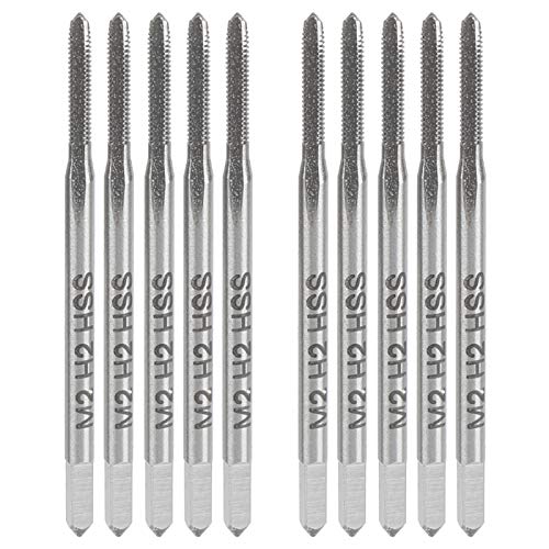 HSS -Tap -Bohrer Gerade Flötenkit für Edelstahl, Eisen, 10pcs Bottom Machine Hardware Werkzeuge von OVAQUIXI
