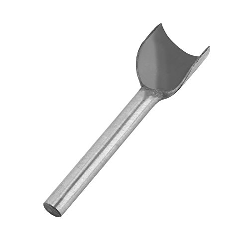 Lederhandwerkswerkzeuge Halber Runder Punsch für Brieftaschen - Haltbarer Stahlschneider Punch für Home Ledernähung, für Kartenhüllen und Handtaschen Anwendbar (25mm) von OVAQUIXI