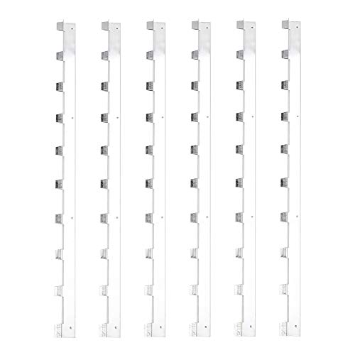 Metall BeeHive Frame Strips Spacer Tool, 6pcs Langlebige Bienenzuchtgeräte für Imker - Wesentliches Werkzeug für Bienenstockrahmenunterstützung und -reparatur von OVAQUIXI