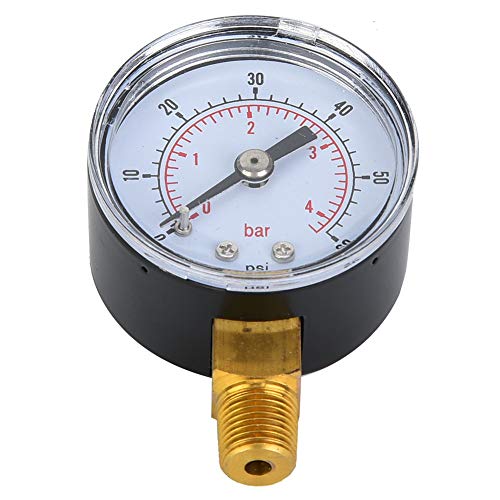 Metall -Externe Kasten-/Abdeckungsdruck: Luftmessung, Öl, Wasserdruck für Mehrere Anwendungen (0-15psi, 0-1BAR) (0-30psi, 0-2BAR) (0-60psi, 0-4BAR) von OVAQUIXI