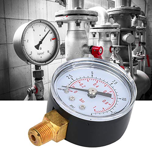 Metall -Externe Kasten-/Abdeckungsdruck: Luftmessung, Öl, Wasserdruck für Mehrere Anwendungen (0-15psi, 0-1BAR) von OVAQUIXI