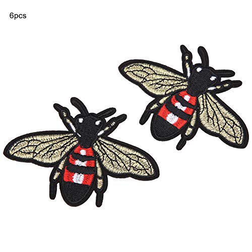 Mode Bienenform Stickerei Patchnähte Dekoration für Kleidung DIY Kunsthandwerk von OVAQUIXI
