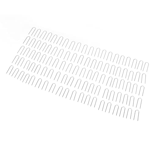 Nichrome Hochtemperatursprungring für Keramikschmuck Schmuck, 100 Stück U Formenhaken für Halskette, Zeitliche Sparwerkzeugkünstler und Handwerker Nichrome Hochtemperatursprungring für Keramikschmuck Schmuck, 100 Stück U Formenhaken für Halskette, Zeitliche Sparwerkzeugkünstler und Handwerker von OVAQUIXI
