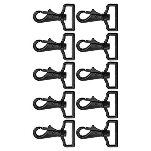 OVAQUIXI 10 Pcs Langlebige Schlüsselbundverschlüsse mit 360 Rotationsclip für DIY Crafts Jeansrockgurte von OVAQUIXI