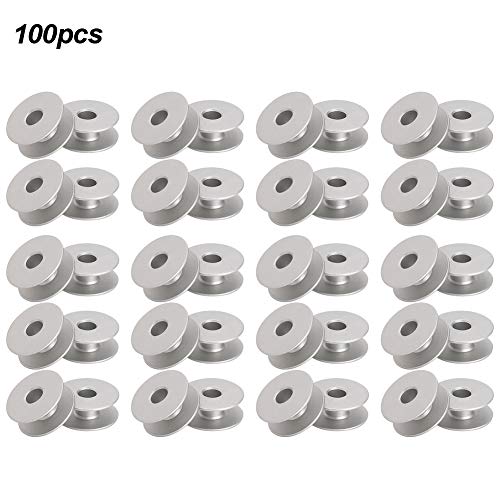 OVAQUIXI 100pcs Aluminium -Spulen für Flat Car Stickery Machine, Langlebige Nähwächter, Einfach zu Bedienen für Nähtechnologie -Enthusiasten (40264A Flugzeug) von OVAQUIXI