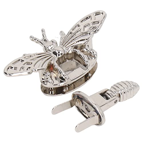 OVAQUIXI 10pcs Bienenverriegelungsschloss Rotatable Schloss Klasze für Lederbeutel -Crafting -Enthusiasten von OVAQUIXI