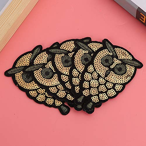 OVAQUIXI 10pcs Owl Gestickeltes Patch-Eisen-On-Tierkleiderabzeichen Zum Reparieren von T-Shirts, Westen, Vorhängen, Kindern von OVAQUIXI