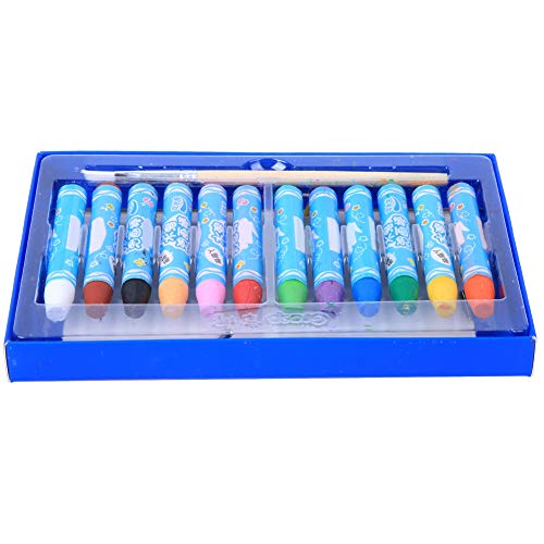 OVAQUIXI 12pcs Farbenfrohe Wasserlösliche Buntstift-Set mit Plastiköl Zeichnungsstift Pinsel für Künstlerische Kreationen OVAQUIXI 12pcs Farbenfrohe Wasserlösliche Buntstift-Set mit Plastiköl Zeichnungsstift Pinsel für Künstlerische Kreationen von OVAQUIXI