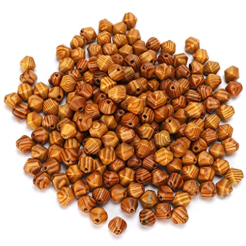 OVAQUIXI 200pcs DIY-Kaffee-Farb-Holzperlen, 16x16mm Spezialformperlen für Schmuckherstellung, Hochwertige Kiefernholzhandwerk für Kunstbegeisterte OVAQUIXI 200pcs DIY-Kaffee-Farb-Holzperlen, 16x16mm Spezialformperlen für Schmuckherstellung, Hochwertige Kiefernholzhandwerk für Kunstbegeisterte von OVAQUIXI