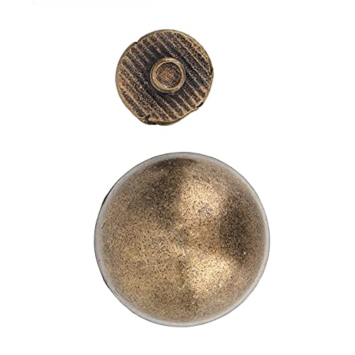 OVAQUIXI 20pcs Bunte Bag Nietsflecken (Bronze 15 mm runde Pilzschraube) von OVAQUIXI