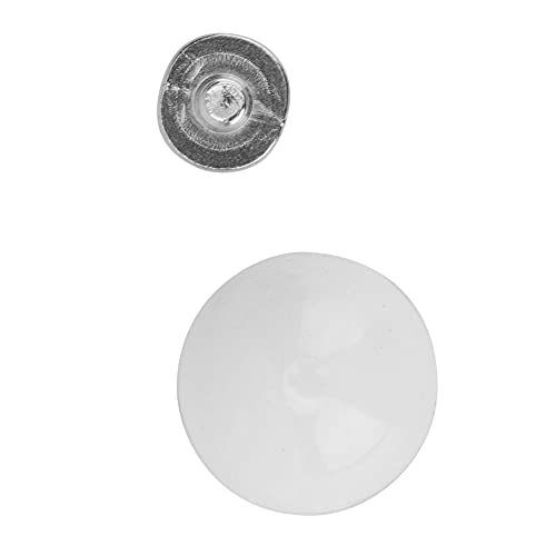 OVAQUIXI 20pcs Bunte Bag Nietsflecken (Weiß 15 mm runde Pilzschraube) von OVAQUIXI