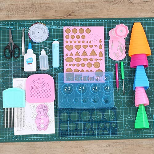 OVAQUIXI 24PCS Paper Quilling Tool Set Electric Curling Pen Crimper für Anfänger und DIY -Liebhaber OVAQUIXI 24PCS Paper Quilling Tool Set Electric Curling Pen Crimper für Anfänger und DIY -Liebhaber von OVAQUIXI