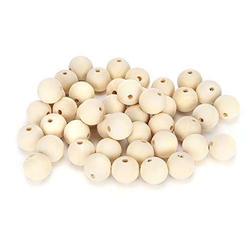 OVAQUIXI 25 Mm Holzperlen 100pcs Holz für DIY -Kunsthandwerk, Schmuckherstellung und Heimdekoration, Ideal für die Verbindung mit Seilen und Kleiderdekoration OVAQUIXI 25 Mm Holzperlen 100pcs Holz für DIY -Kunsthandwerk, Schmuckherstellung und Heimdekoration, Ideal für die Verbindung mit Seilen und Kleiderdekoration von OVAQUIXI