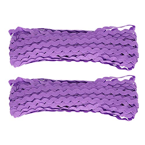 OVAQUIXI 2pcs Elegant Polyester Lila, Welliges Band für DIY -Nähwerk, das für Hochzeits- und Geburtstagsfeierlayout Anwendbar Ist OVAQUIXI 2pcs Elegant Polyester Lila, Welliges Band für DIY -Nähwerk, das für Hochzeits- und Geburtstagsfeierlayout Anwendbar Ist von OVAQUIXI