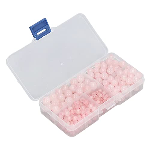 OVAQUIXI 340 PCs Pink Quarz Perlen Matte Frosted Rose Quarz Edelstein Runde Spacer Lose Perlen Schmuck Zubehör für Frauenmaterialien Machen OVAQUIXI 340 PCs Pink Quarz Perlen Matte Frosted Rose Quarz Edelstein Runde Spacer Lose Perlen Schmuck Zubehör für Frauenmaterialien Machen von OVAQUIXI