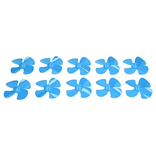OVAQUIXI 4 -Blatt -Plastikzubehör von 4 Hallen mit 40 Mm 60 Mm mit 2 Löchern, Packung mit 10 Kompakten Spielzeugbooten, Hohe Härte Bauchmuskeln (Blau 69x38x35cm / 27,2x15.0x13,8in) von OVAQUIXI