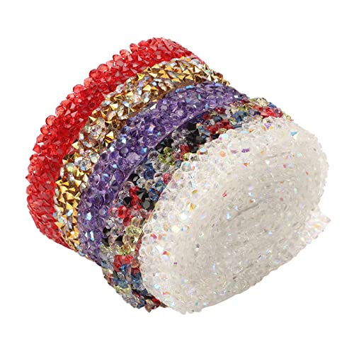 OVAQUIXI 5 Roll - -Bänder Streifen 5 Yards Gesamt 1 Cm Breite Strassstreifen für DIY Handwerk und Geschenke, Selbstklebende Strasssteine für Fotorahmen, Dekorative Kisten OVAQUIXI 5 Roll - -Bänder Streifen 5 Yards Gesamt 1 Cm Breite Strassstreifen für DIY Handwerk und Geschenke, Selbstklebende Strasssteine für Fotorahmen, Dekorative Kisten von OVAQUIXI