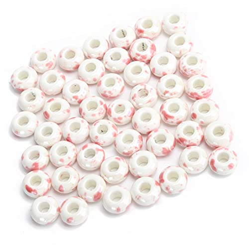 OVAQUIXI 50 Pcs Verstreute Keramikperlen mit Rundem Hanfseil Halskette und DIY -Kunsthandwerk für Handwerksbegeisterte Rosa 14mm OVAQUIXI 50 Pcs Verstreute Keramikperlen mit Rundem Hanfseil Halskette und DIY -Kunsthandwerk für Handwerksbegeisterte Rosa 14mm von OVAQUIXI