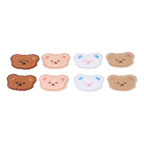 OVAQUIXI 8pcs Bären Patch Süße Cartoonbärenmuster Eisen auf Flecken für Kleidungsreparaturen, DIY -Bastelflecken für Hüte und Jacken OVAQUIXI 8pcs Bären Patch Süße Cartoonbärenmuster Eisen auf Flecken für Kleidungsreparaturen, DIY -Bastelflecken für Hüte und Jacken von OVAQUIXI