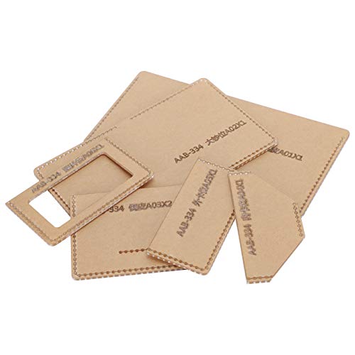 OVAQUIXI Acrylvorlage Langlebige Kurze Brieftasche Ledermuster Form -Handwerkswerkzeuge für -handgefertigte Enthusiasten von OVAQUIXI