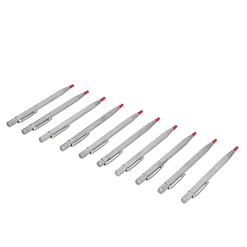OVAQUIXI Anti-Rutsch-Wolfram-Carbid-Aluminium-Ätzstifte für Metallkeramikglasmarkierungswerkzeug für Profis (SILVER) von OVAQUIXI