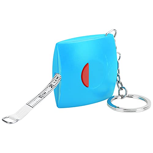OVAQUIXI Automatisch Einziehbarer Körpermessungslineer -Mini -Klebeband für Kleidungsmessungen, Tragbares und Haltbares PVC Material (BLUE) von OVAQUIXI