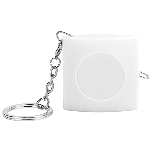 OVAQUIXI Automatisch Einziehbarer Körpermessungslineer -Mini -Klebeband für Kleidungsmessungen, Tragbares und Haltbares PVC Material (WHITE) von OVAQUIXI