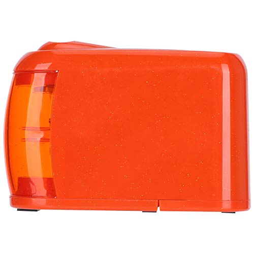 OVAQUIXI Automatischer Elektrischer Bleistiftscharfschärfer Leicht zu Austauschbare Klingen für Orange zu Reinigen von OVAQUIXI