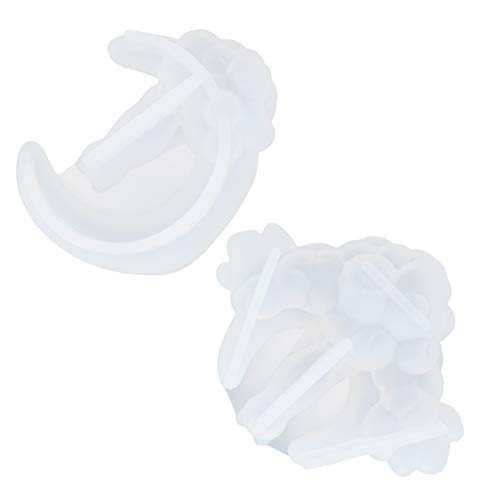 OVAQUIXI Bastelstar Katze Silikonform Waschform für Dekorative Handwerks, 2pcs, Ideal für Künstlerische Kreationen von OVAQUIXI